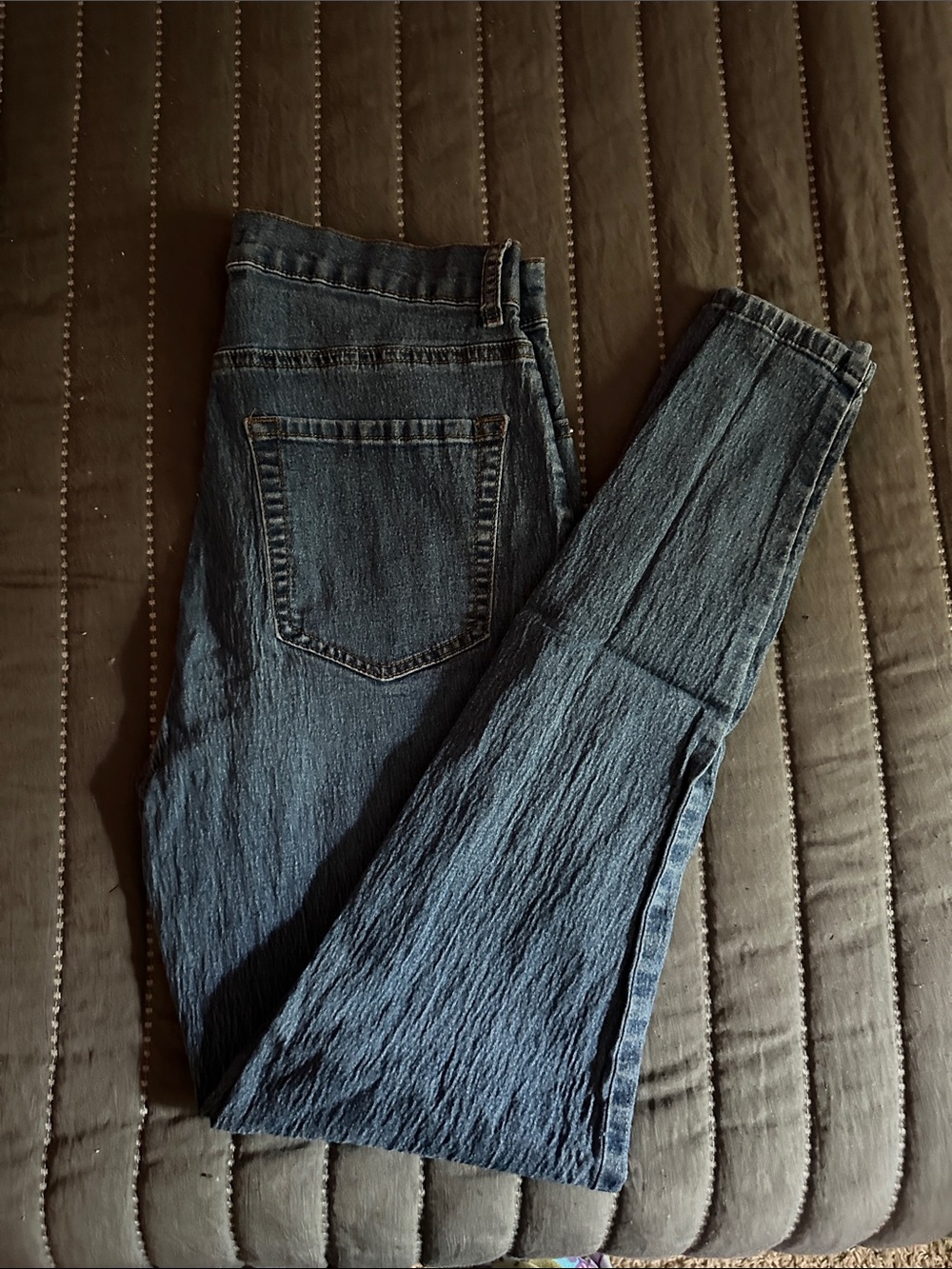 Forever 21 Dark Blue Skinny Jeans